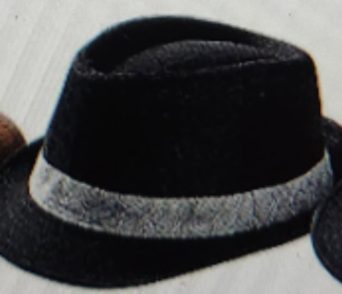 Classic Porkpie Short Brim Hat