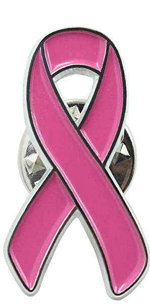 Women's Breast Cancer Ribbon Lapel Pins